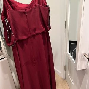 Burgundy/wine dress